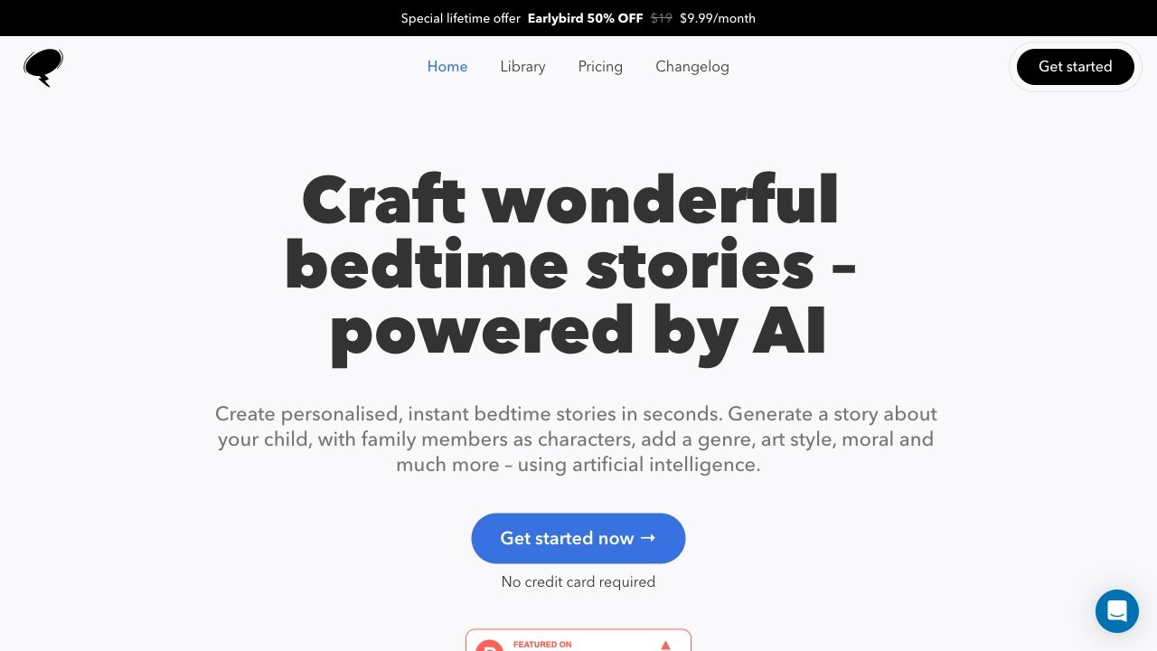 Bedtimestory.ai image
