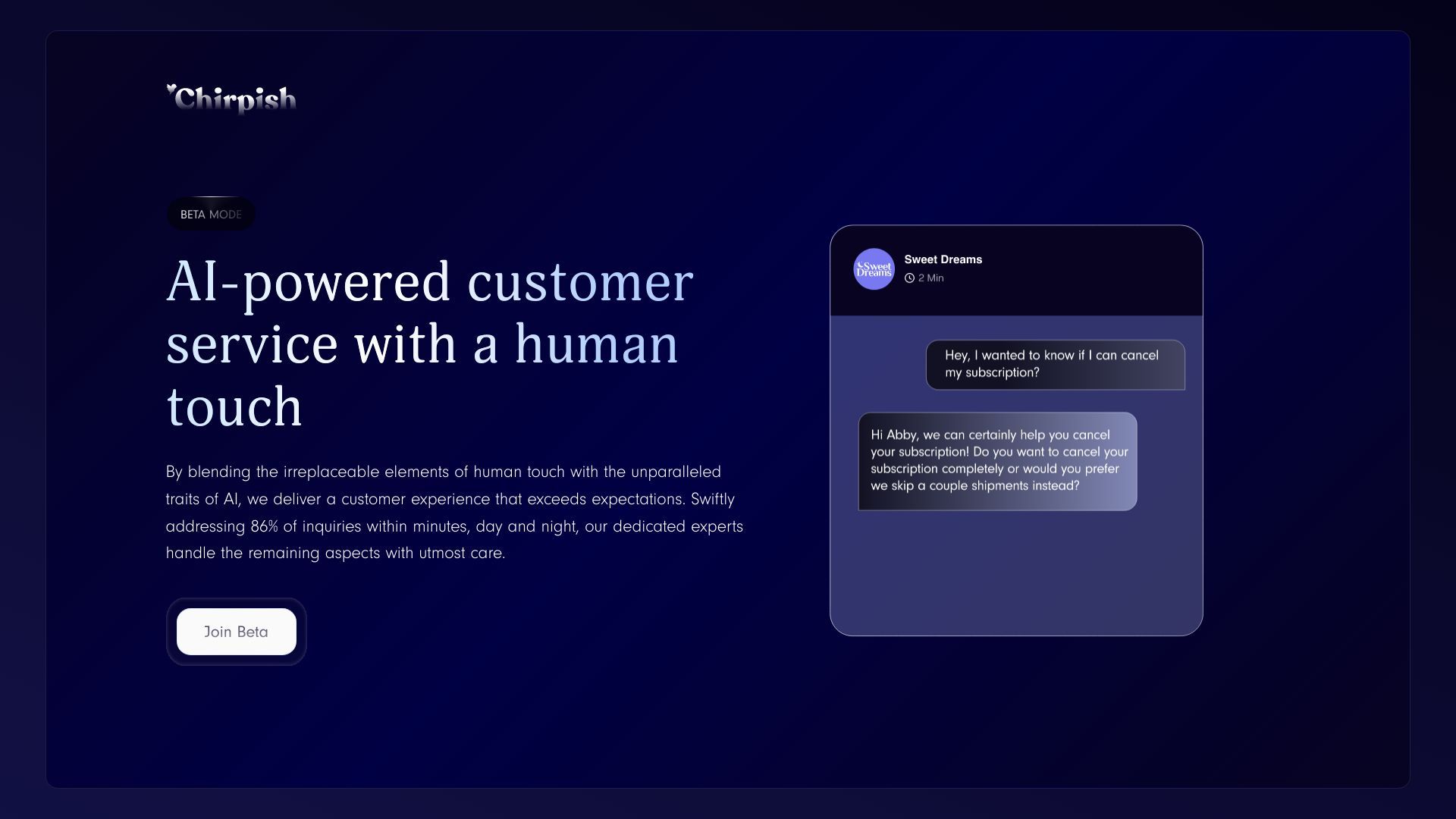 Chirpish AI image