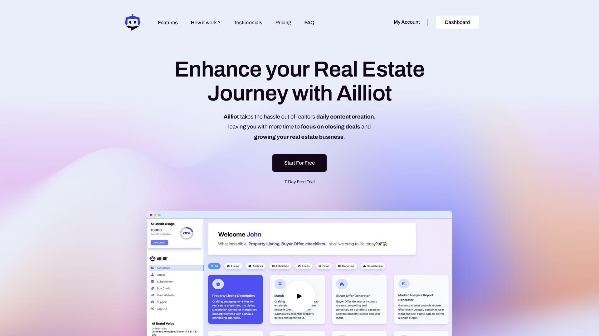 Ailliot Real Estate AI Assistant image