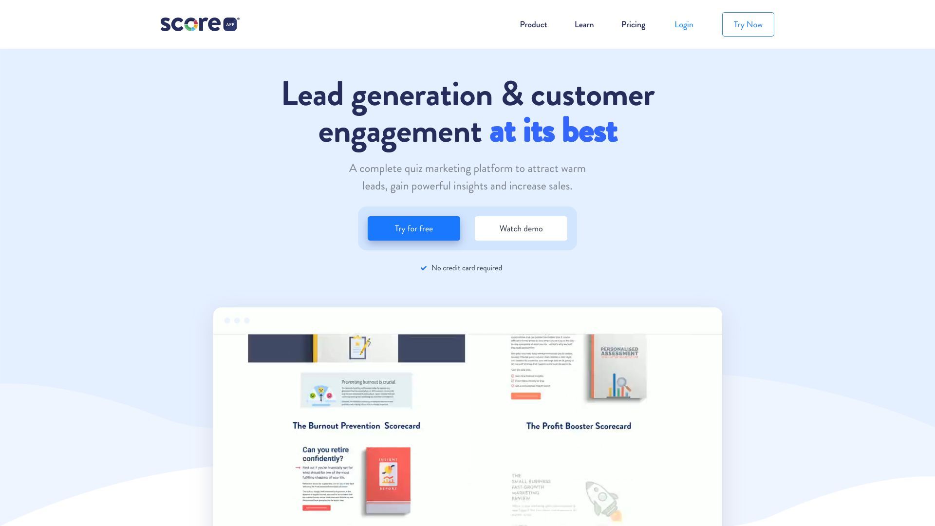 ScoreApp: Advanced Quiz Funnel Marketing | Quiz Software image