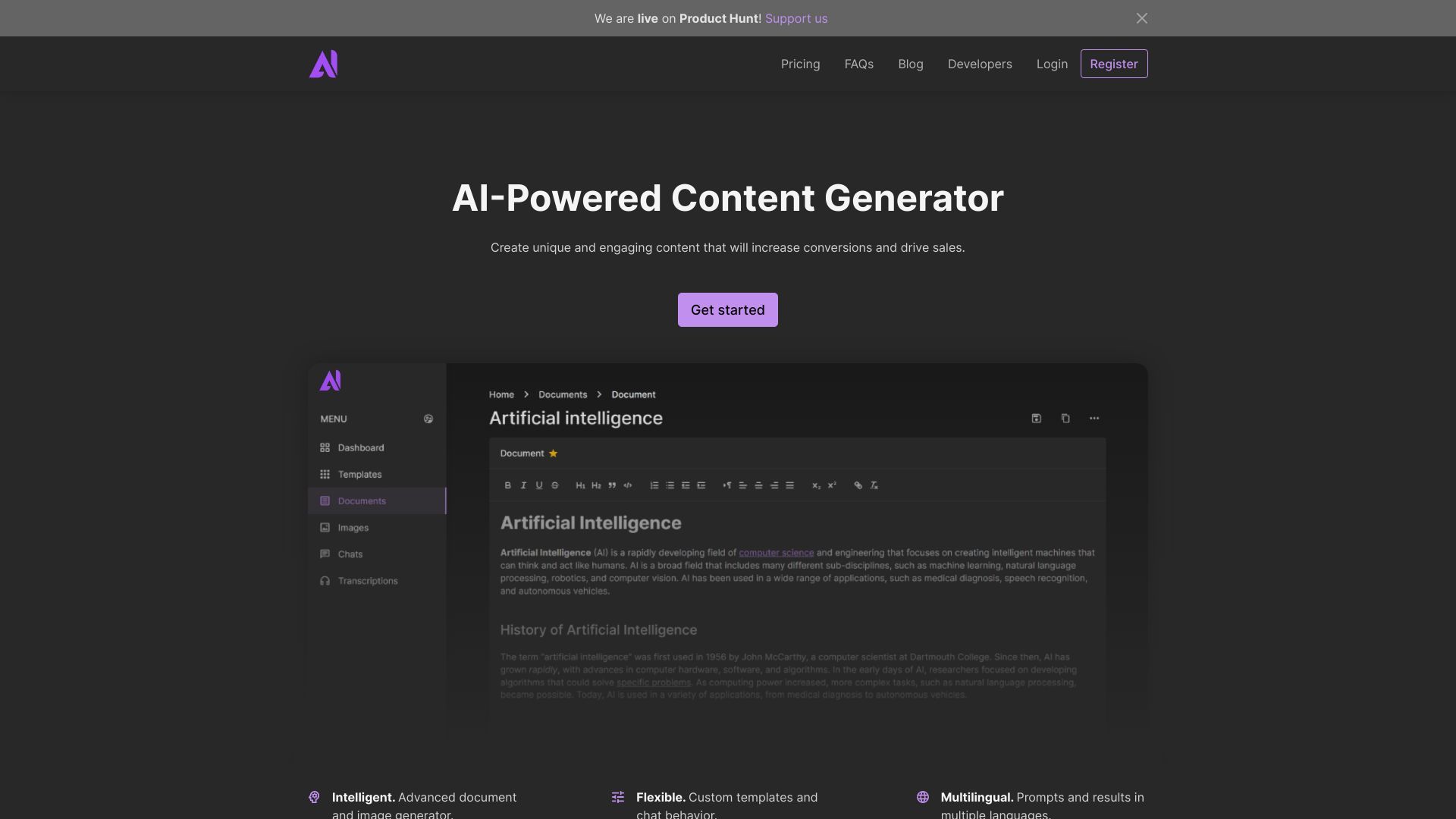 AI Writa - Free AI Writer - Text Generator & AI Copywriting Assistant image