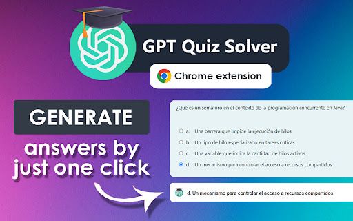 Moodle GPT Quiz Solver image