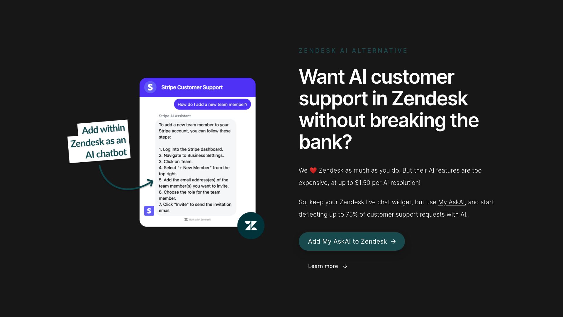 Zendesk AI Alternative image