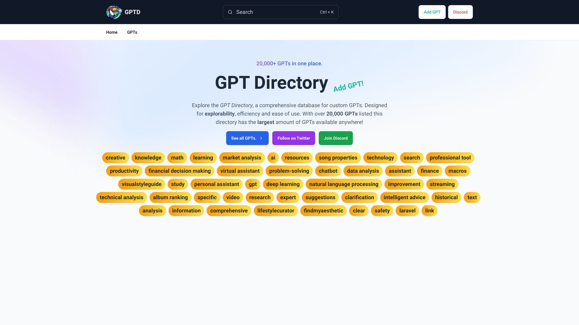 GPT Directory image
