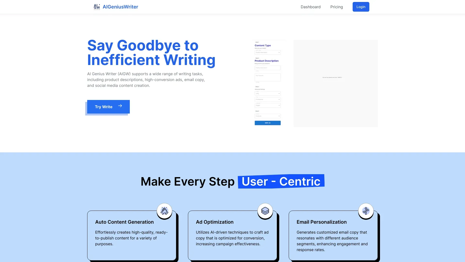 AIGeniusWriter image