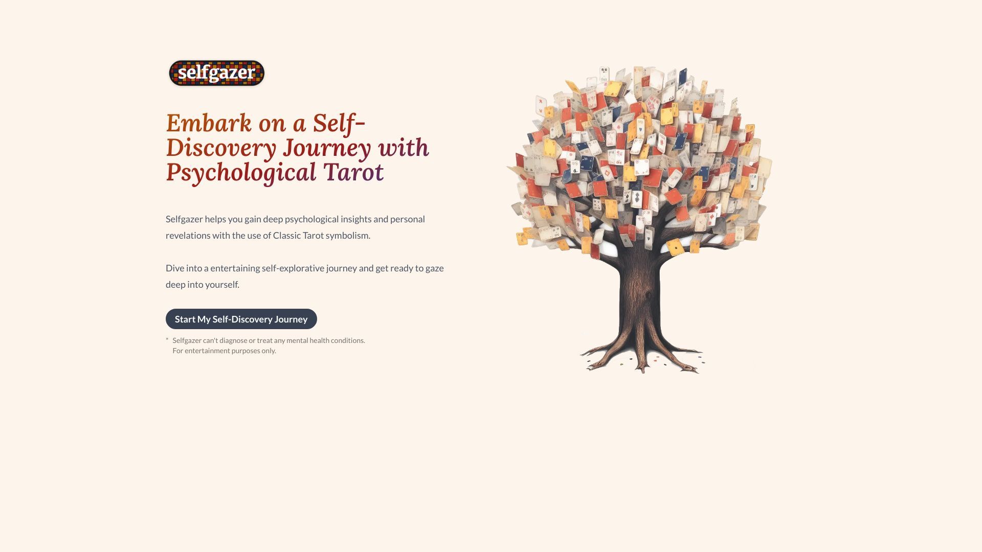 Selfgazer - Psychological Tarot Readings and Self-Exploration image