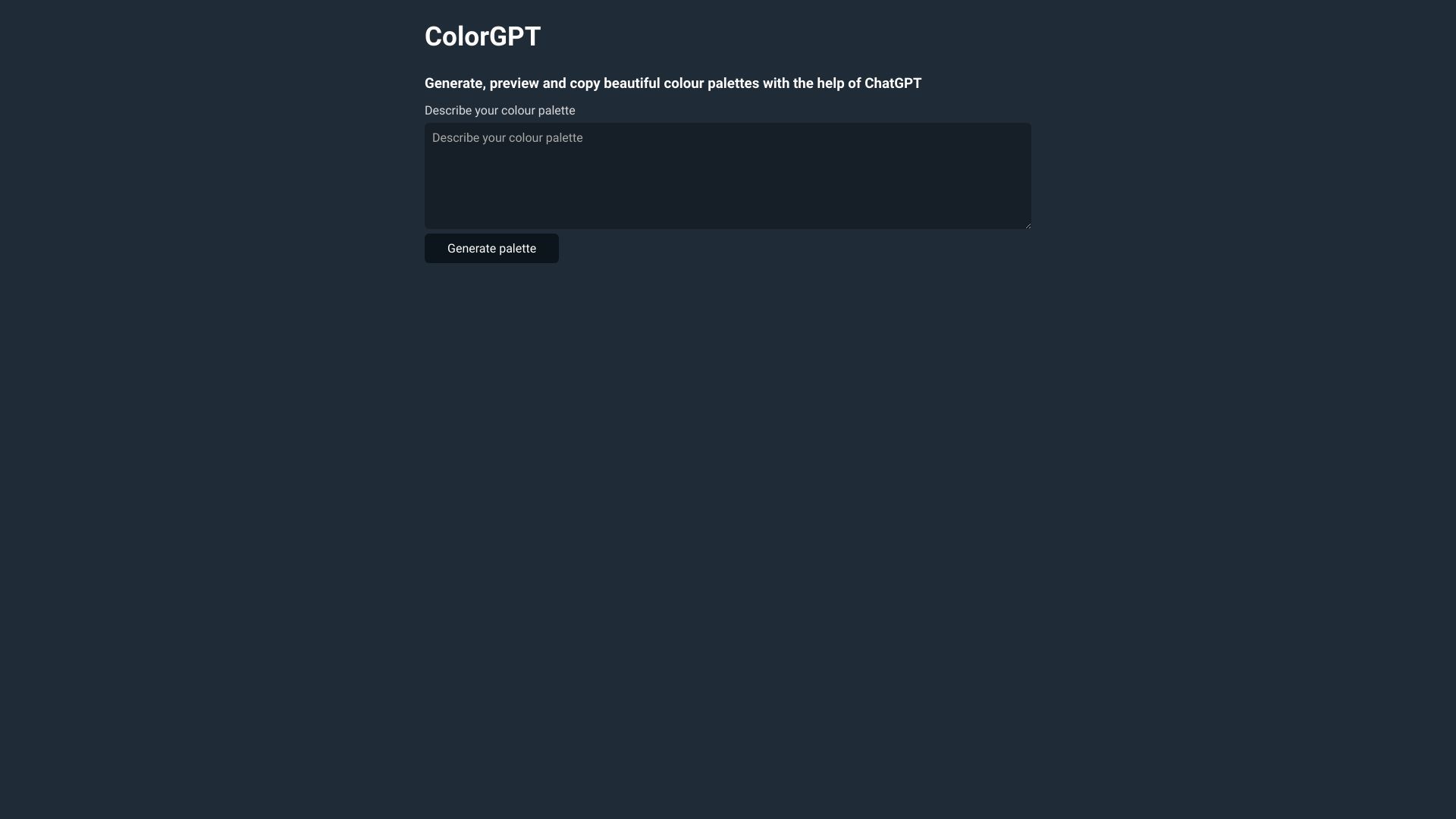 ColourGPT image