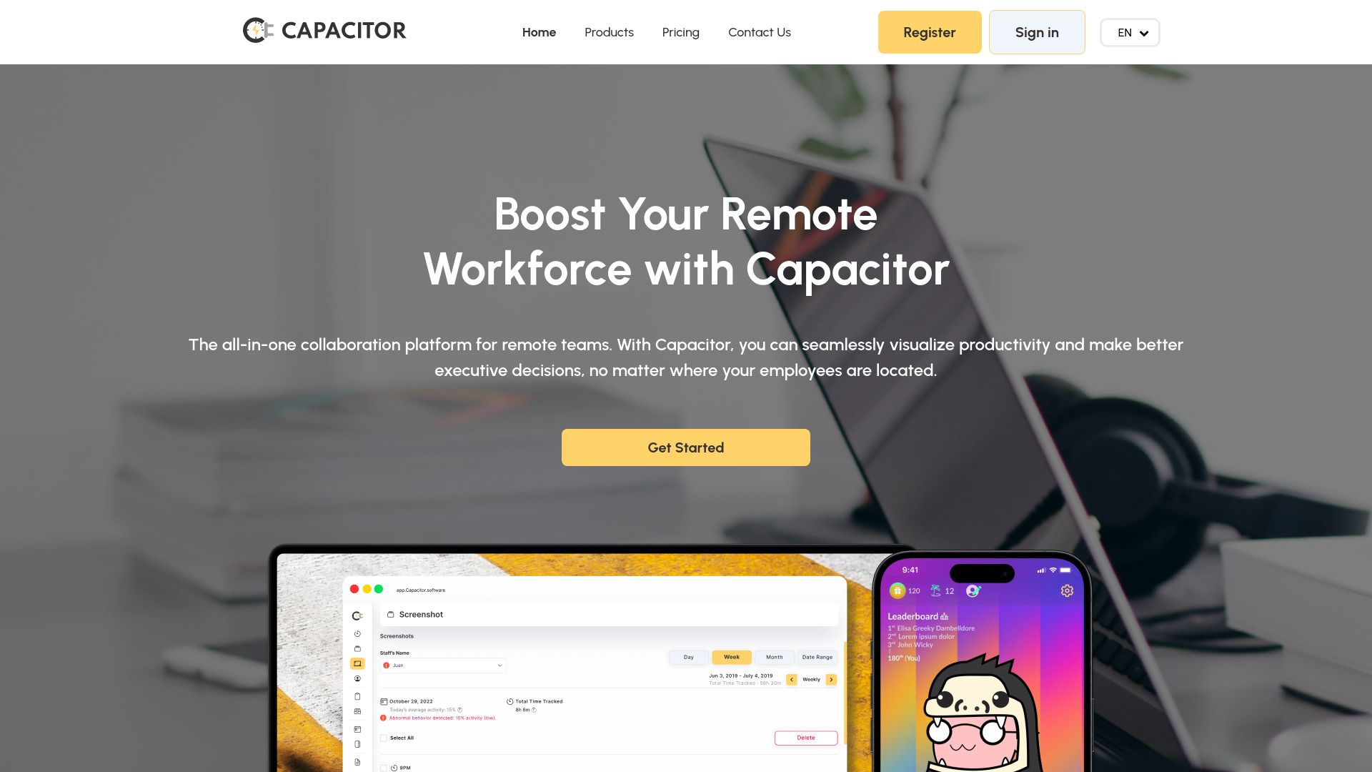 Capacitor Remote Workforce Software image
