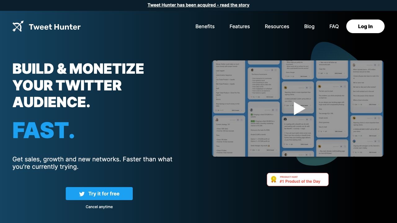 Tweet Hunter image