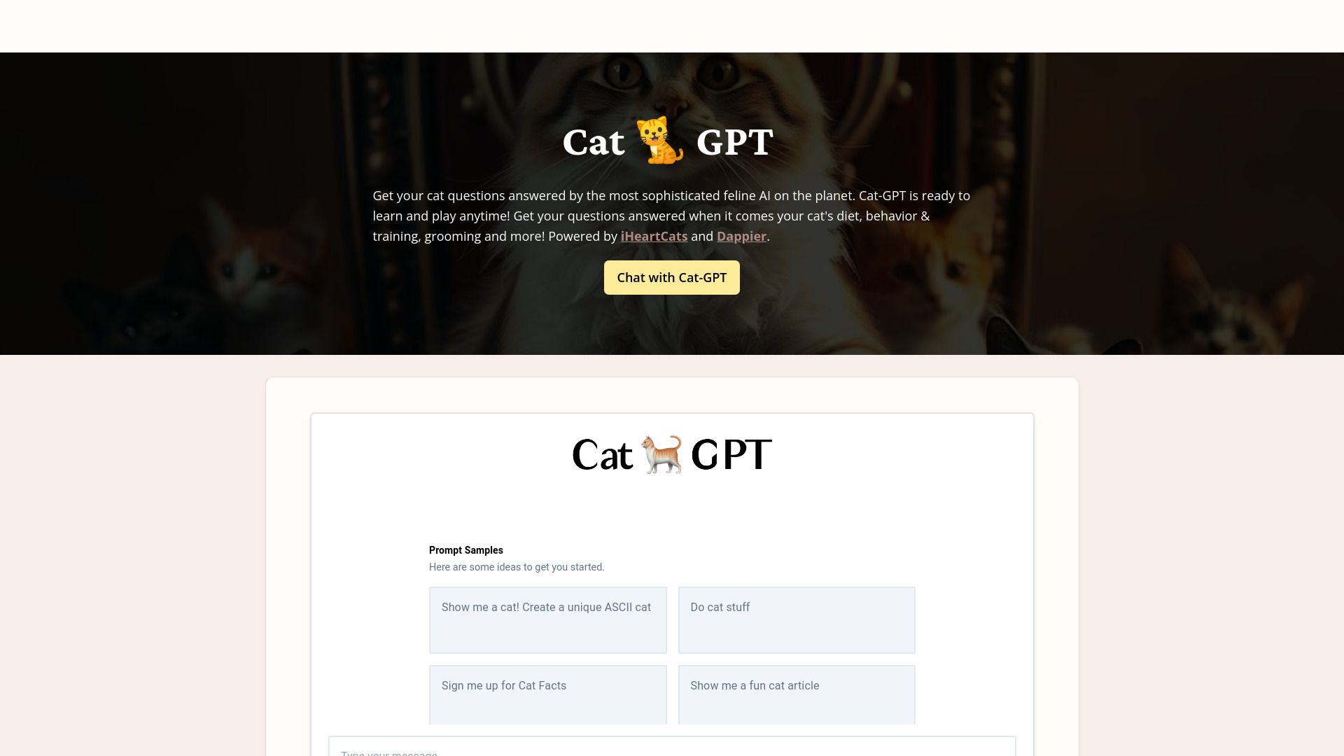 Cat-GPT image