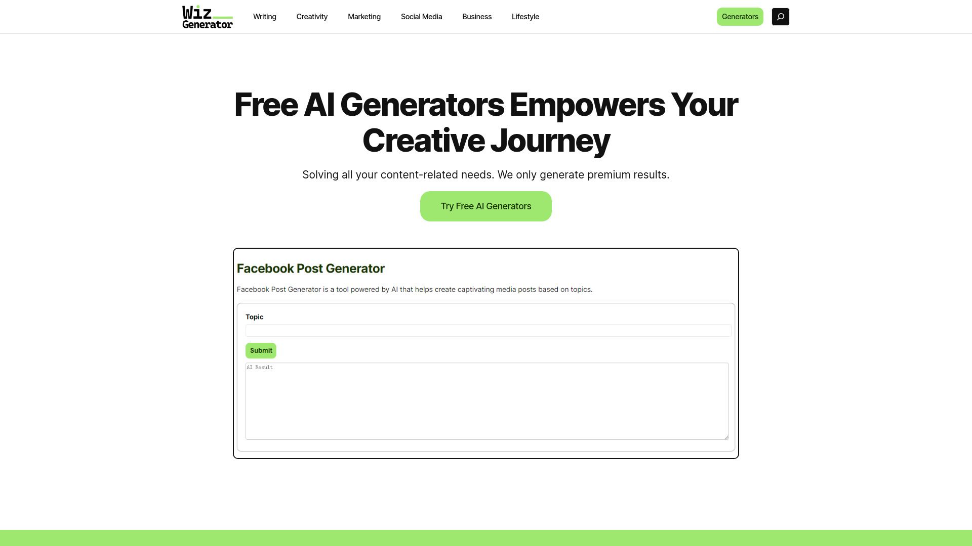 WizGenerator image