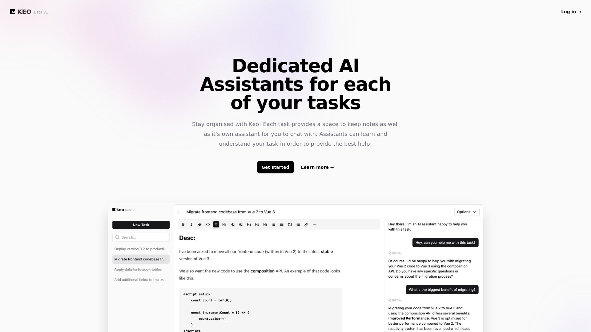 Keo Task Management image