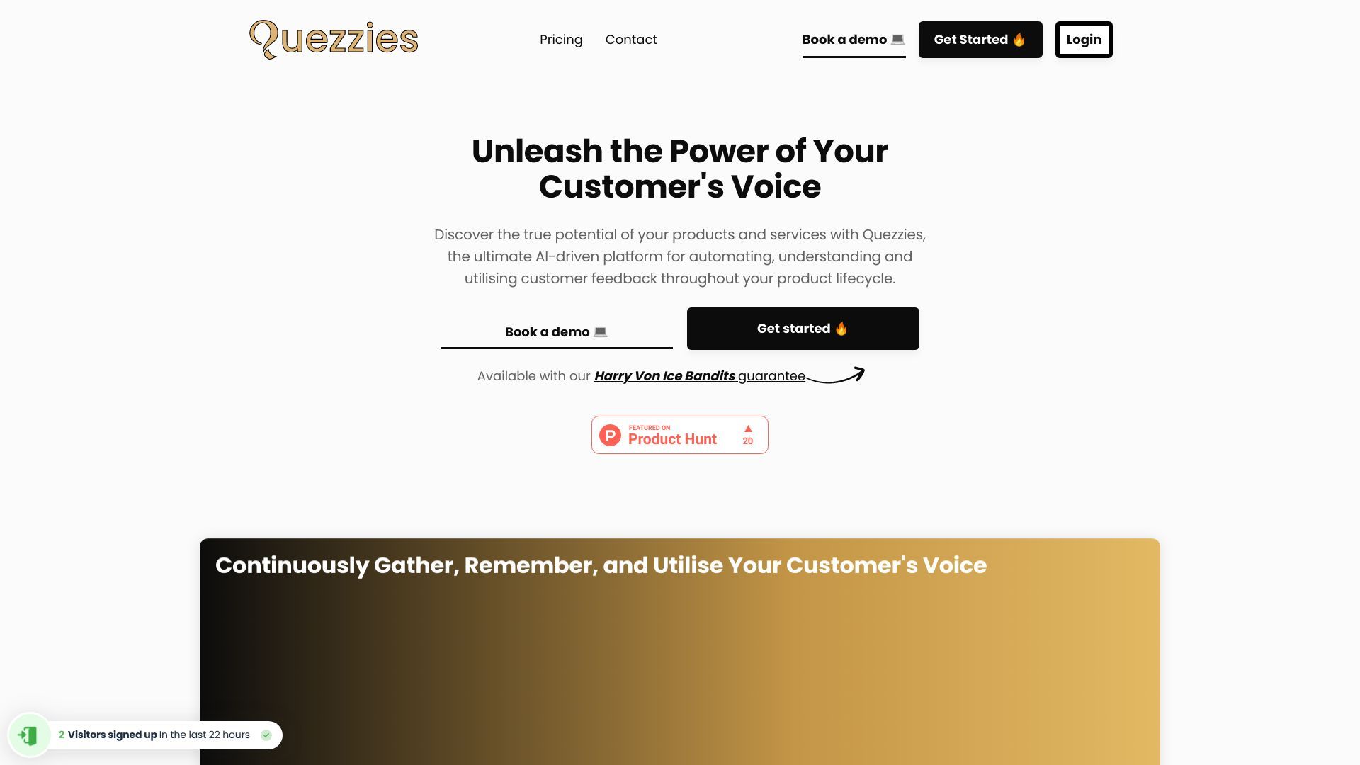 Quezzies - AI-Powered Customer Feedback & Engagement Solution image