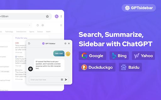 ChatGPT for Chrome Extension image