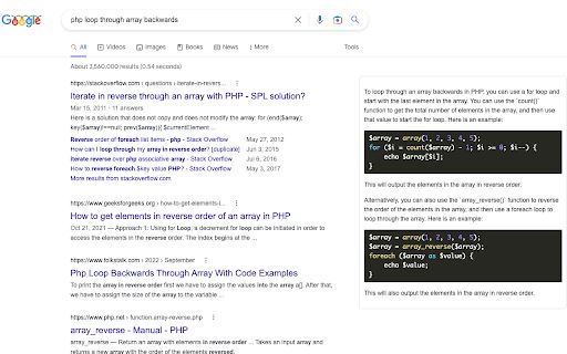ChatGPT for Google Browser Extension image