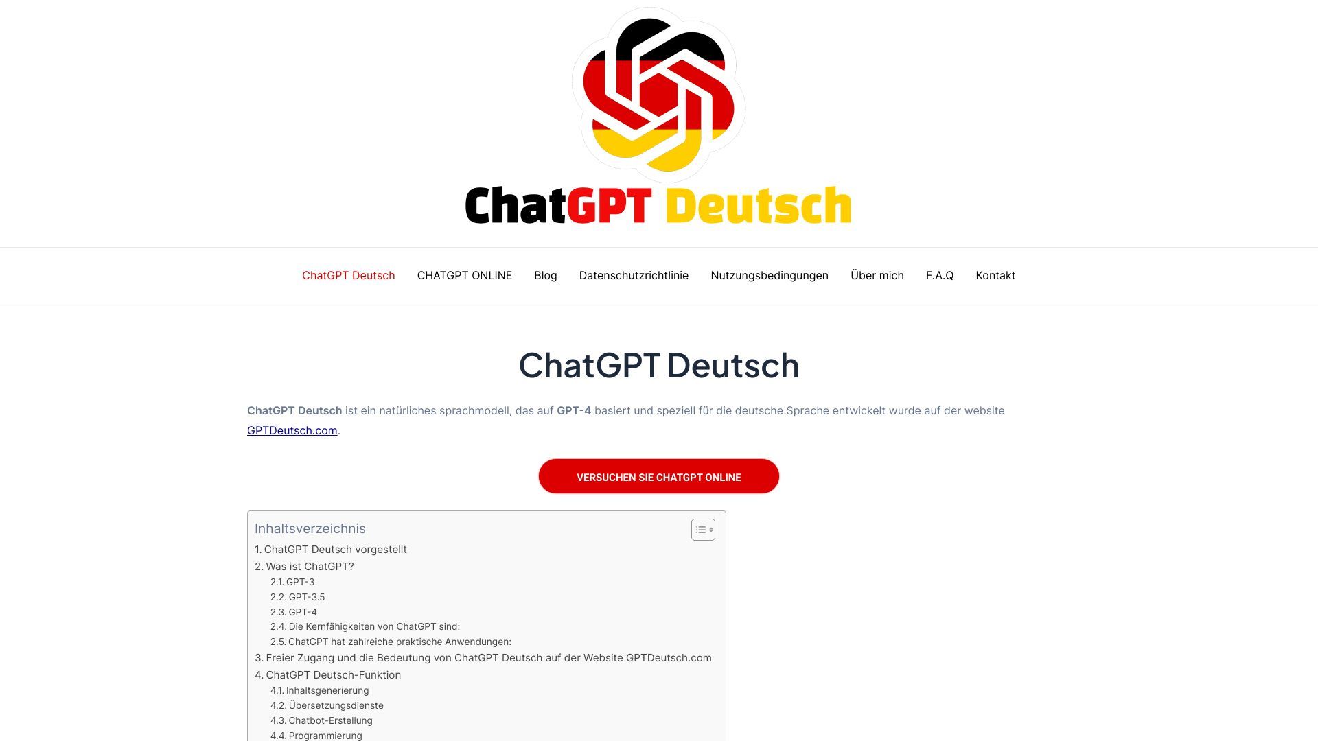 ChatGPT Deutsch image