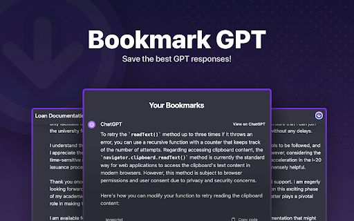 Bookmark GPT image