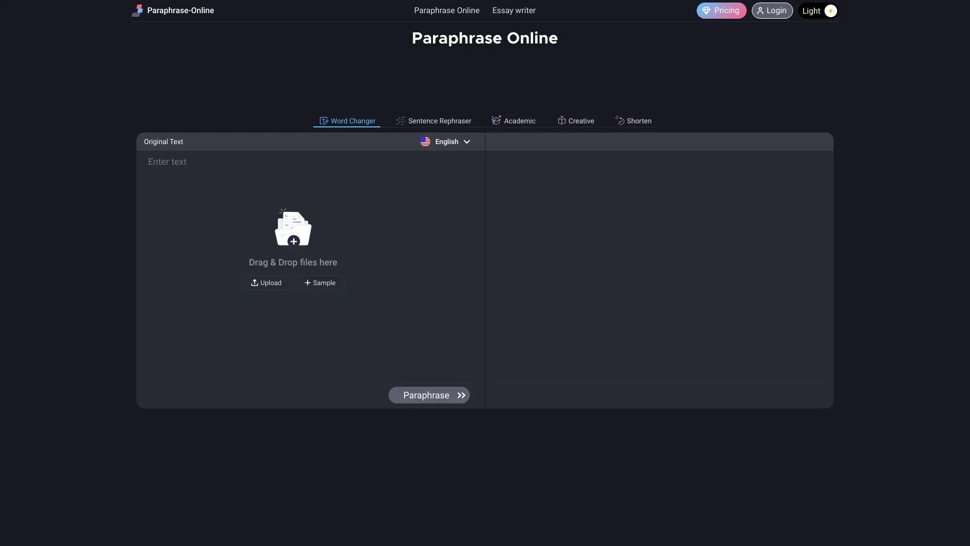 Paraphrase Online image