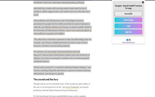 Summarizer Browser Extension image