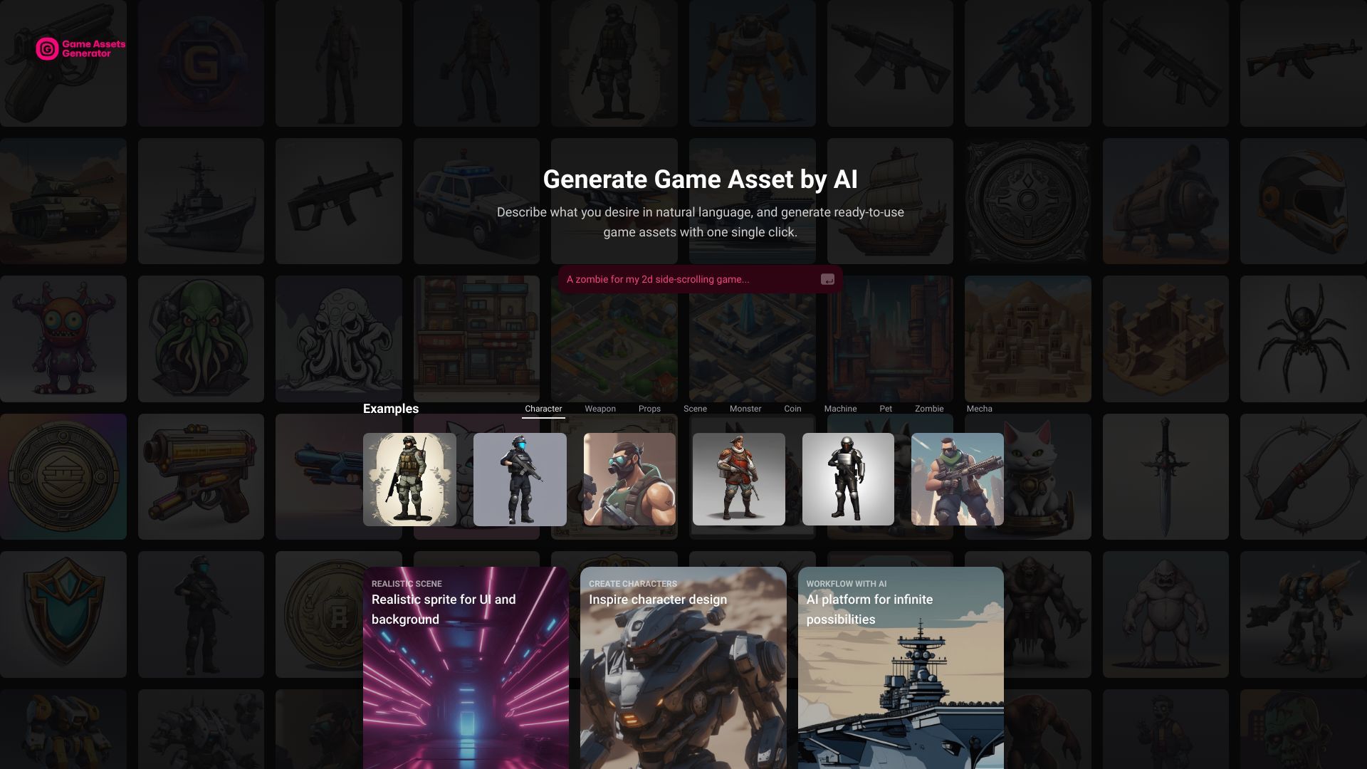 AI Game Assets Generator image