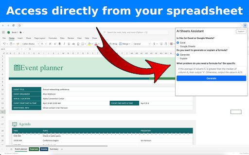 AI Sheets Assistant image