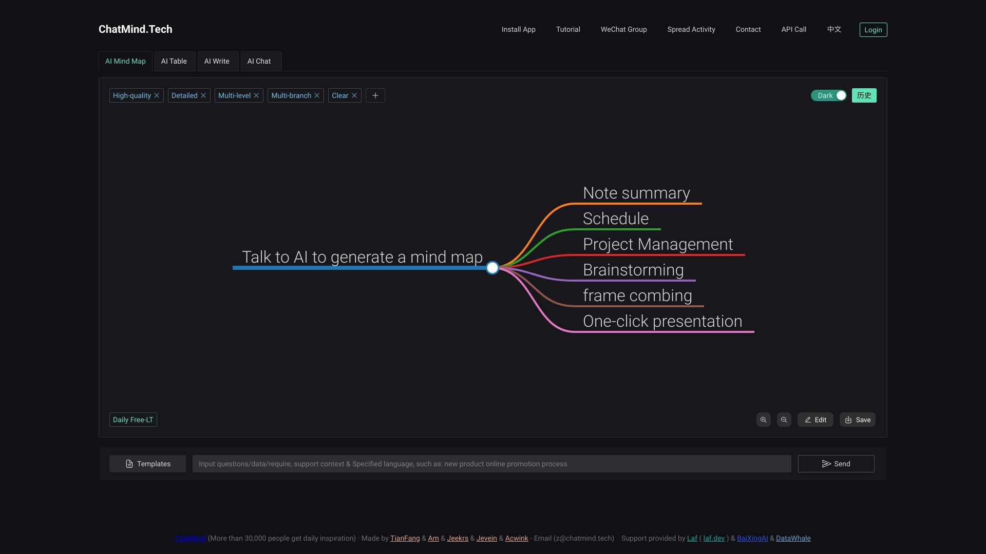 Chatmind AI Mind Mapping & Brainstorming image