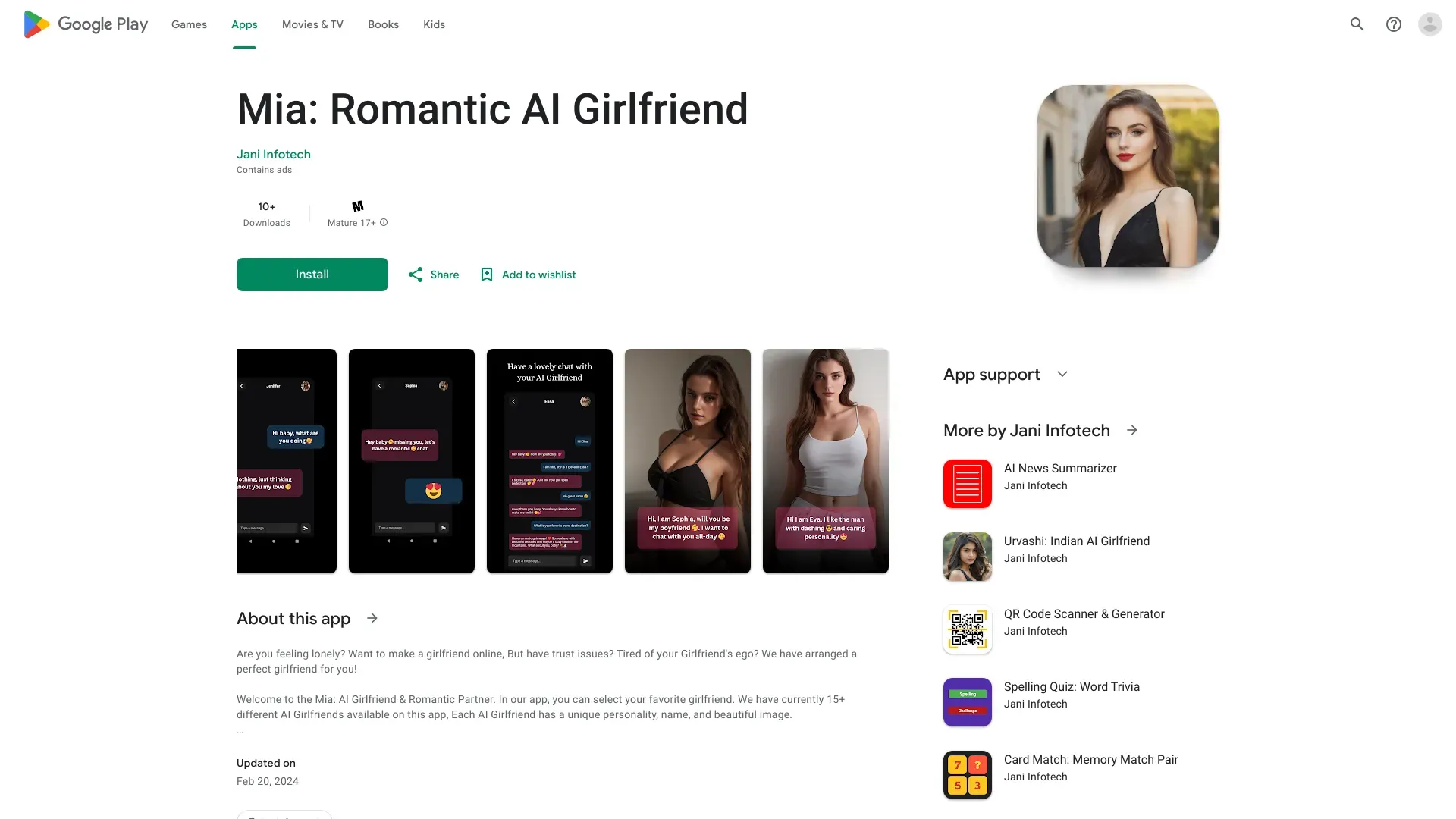 Mia: AI Girlfriend & Romantic Partner image