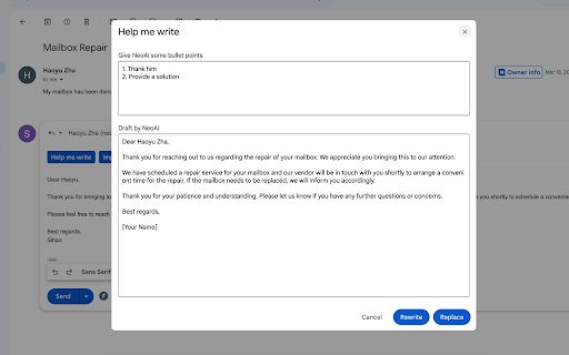 Neomanage Chrome Extension image