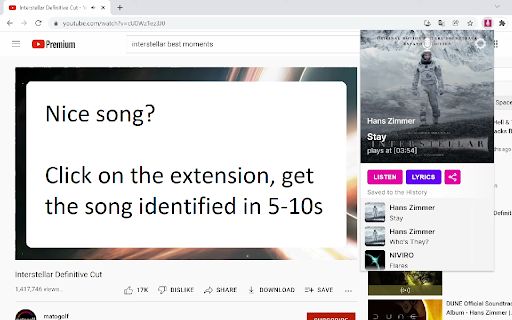 AudD Extension image
