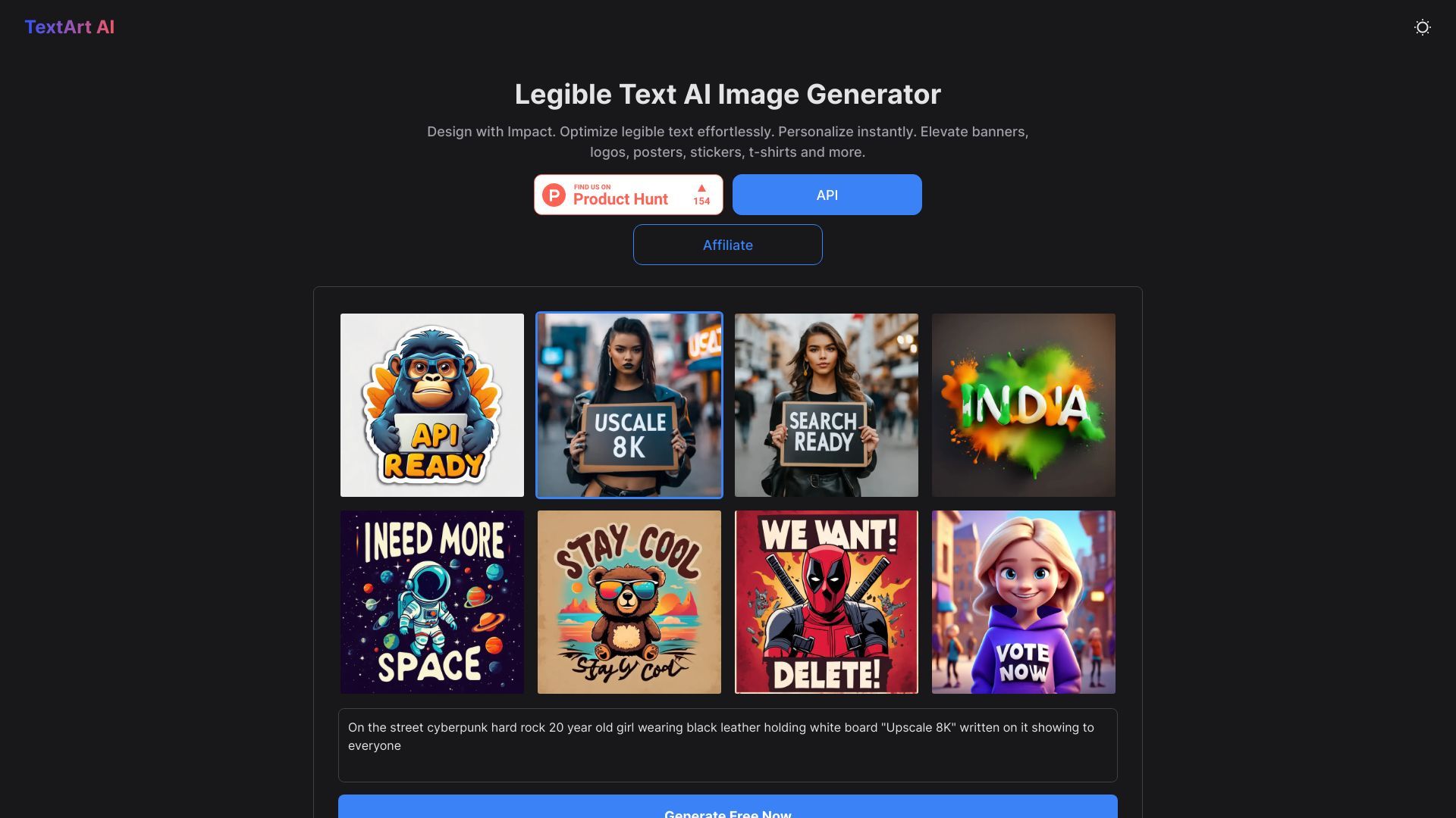 TextArt AI image