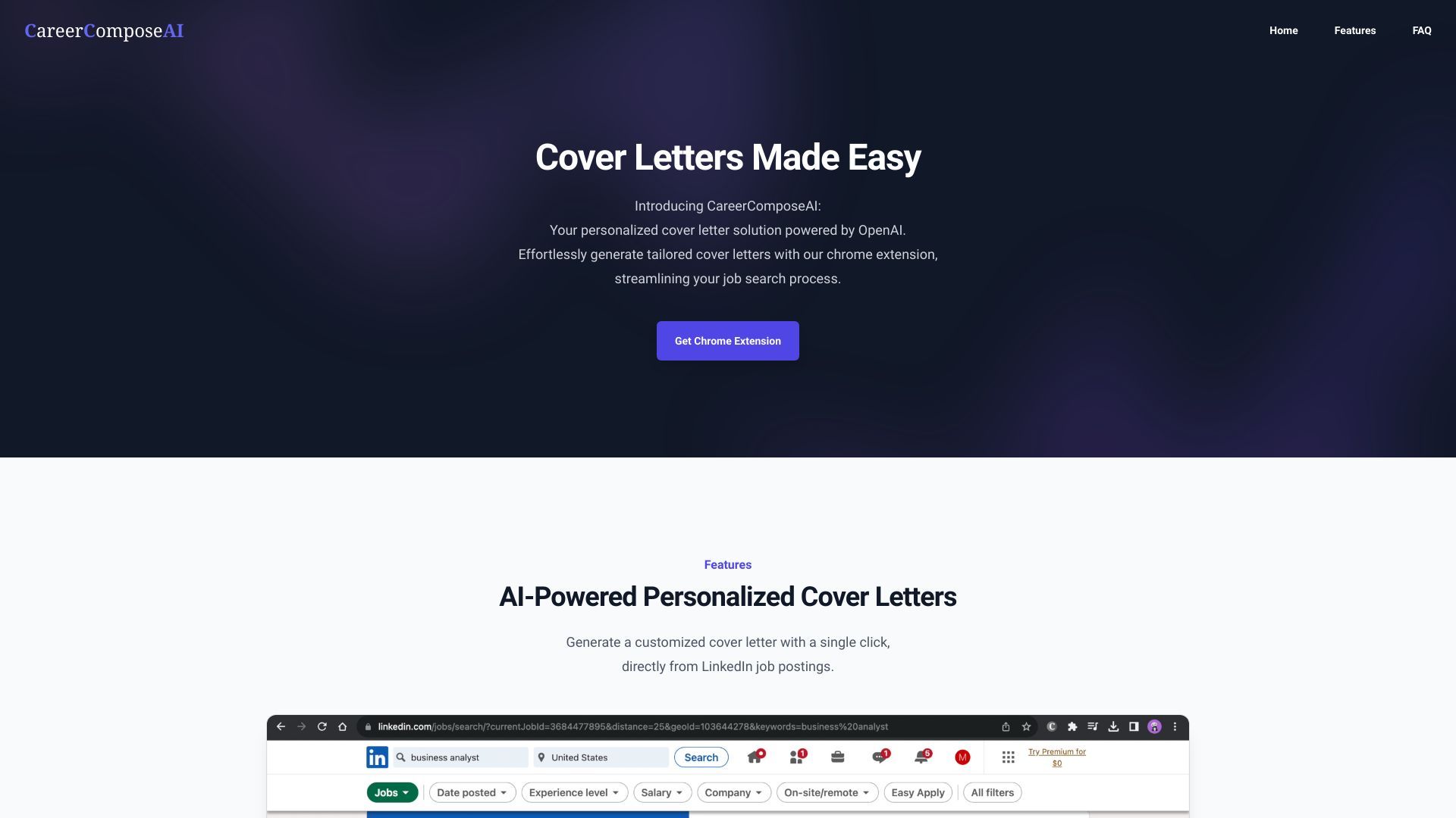 CareerComposeAI image