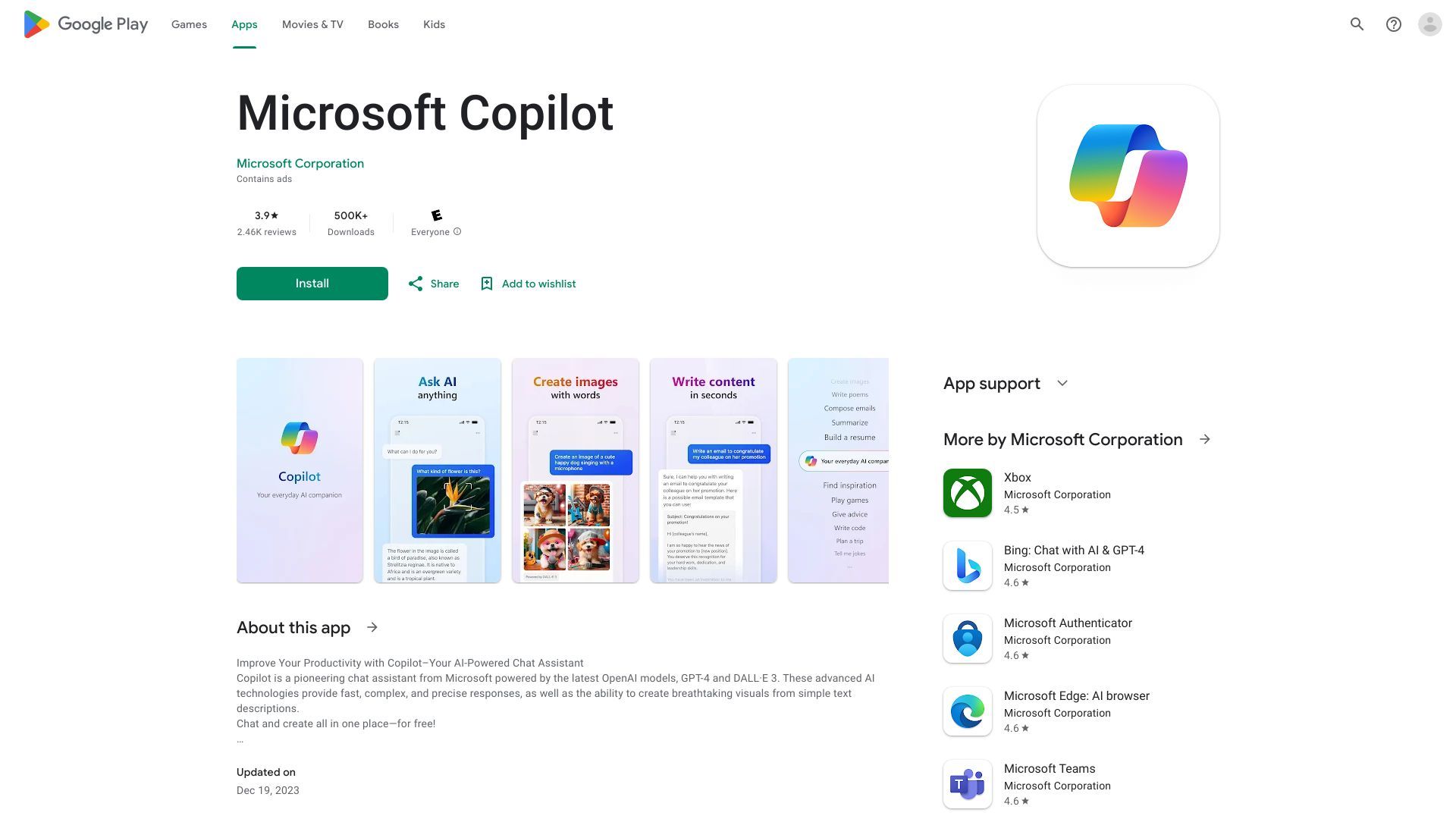 Microsoft Copilot image