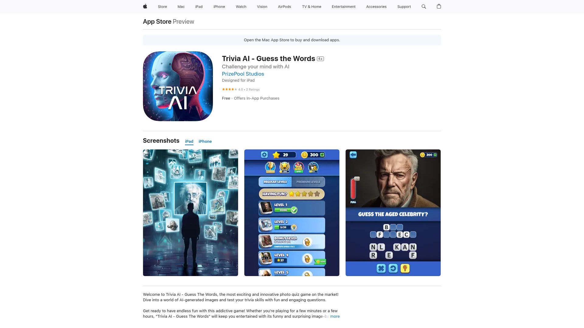 Trivia AI - Guess The Words image