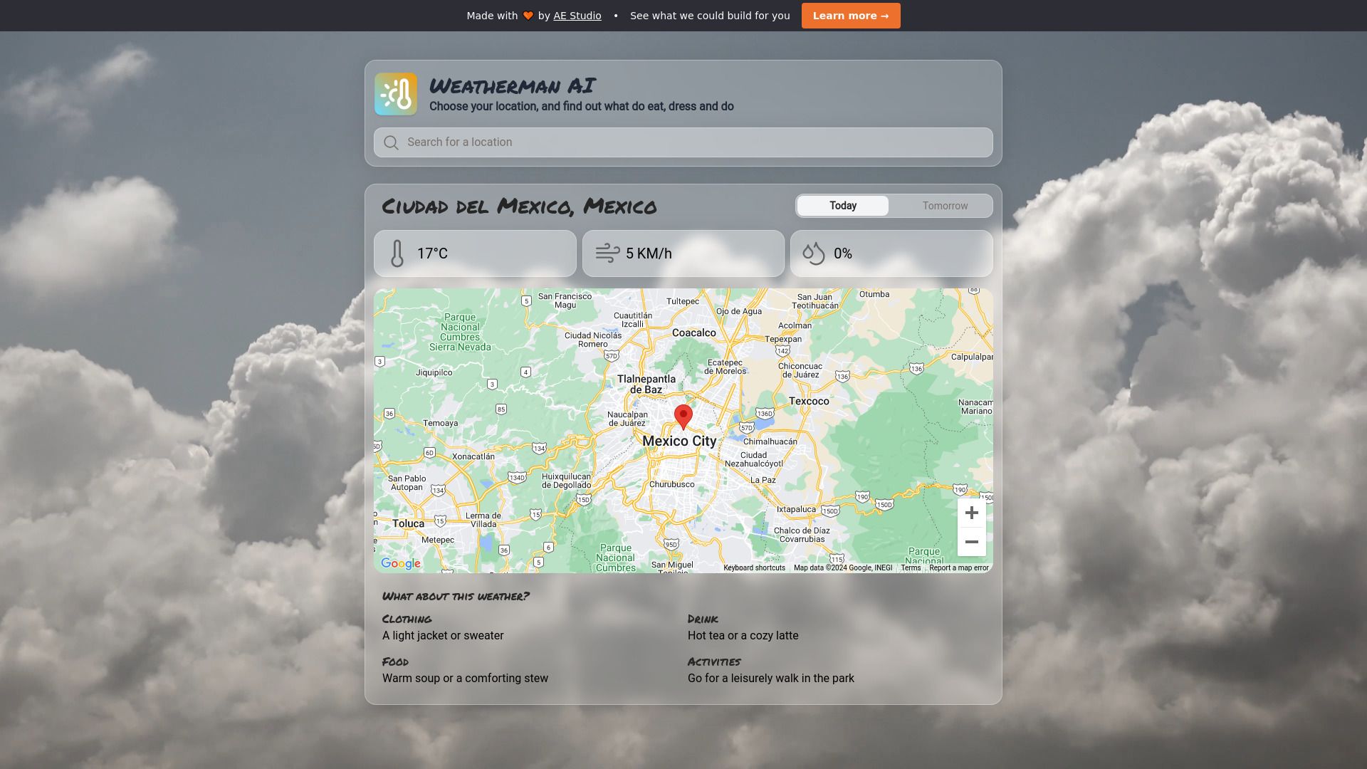 Weatherman AI image