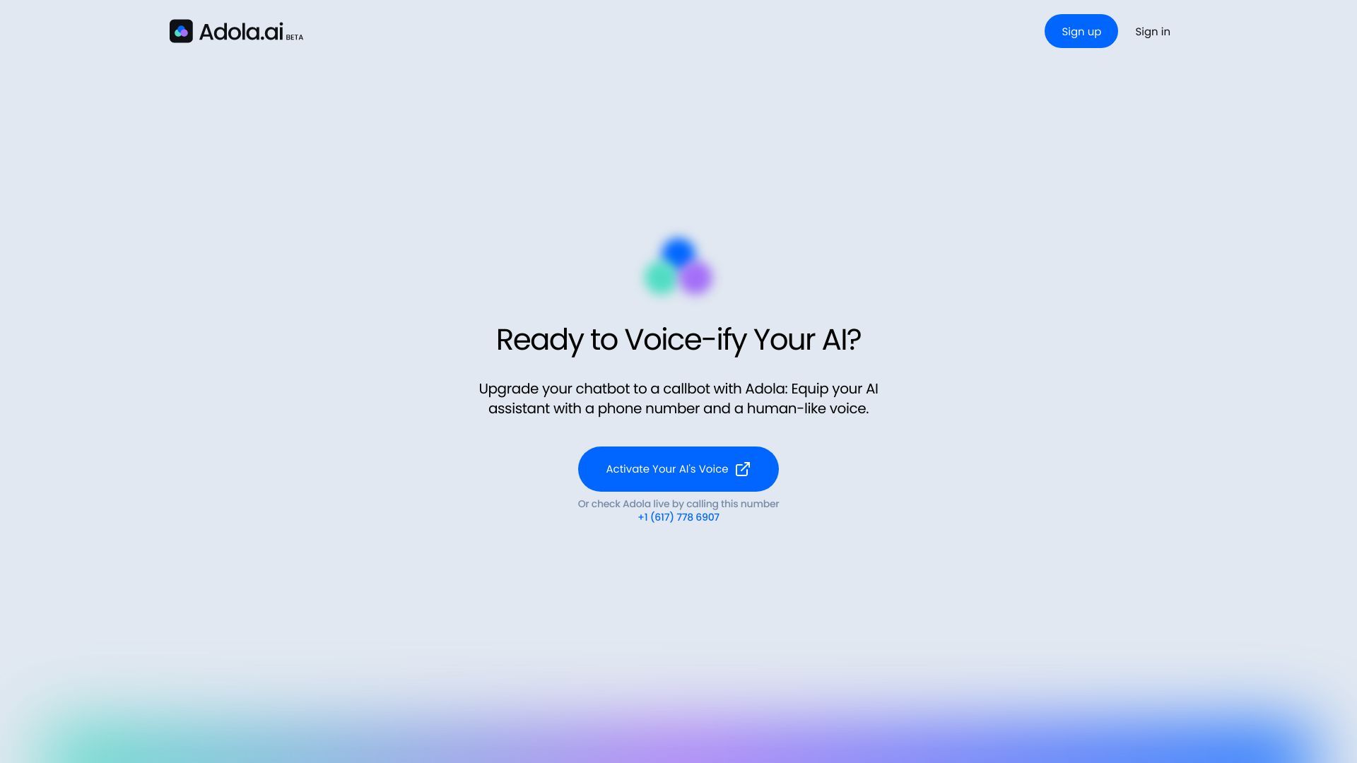 Adola - Voice & Phone Number for Your AI Assistant image