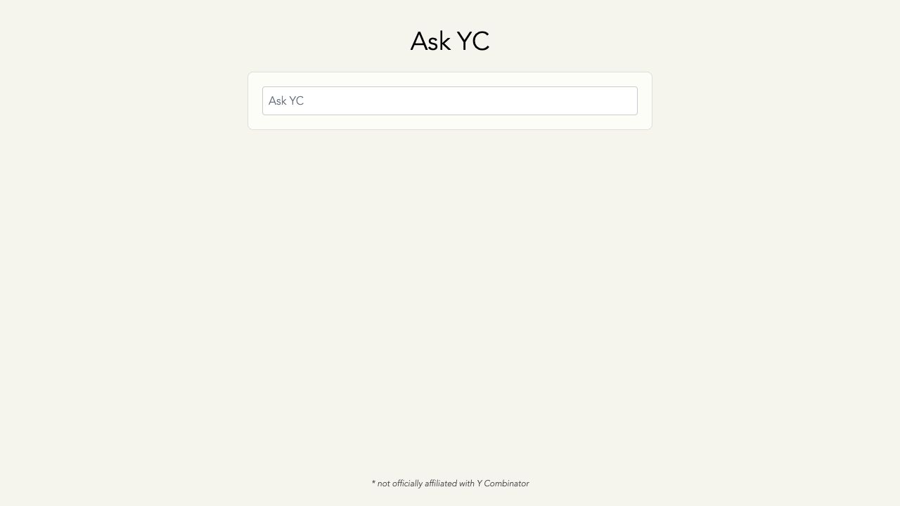 Ask YC image