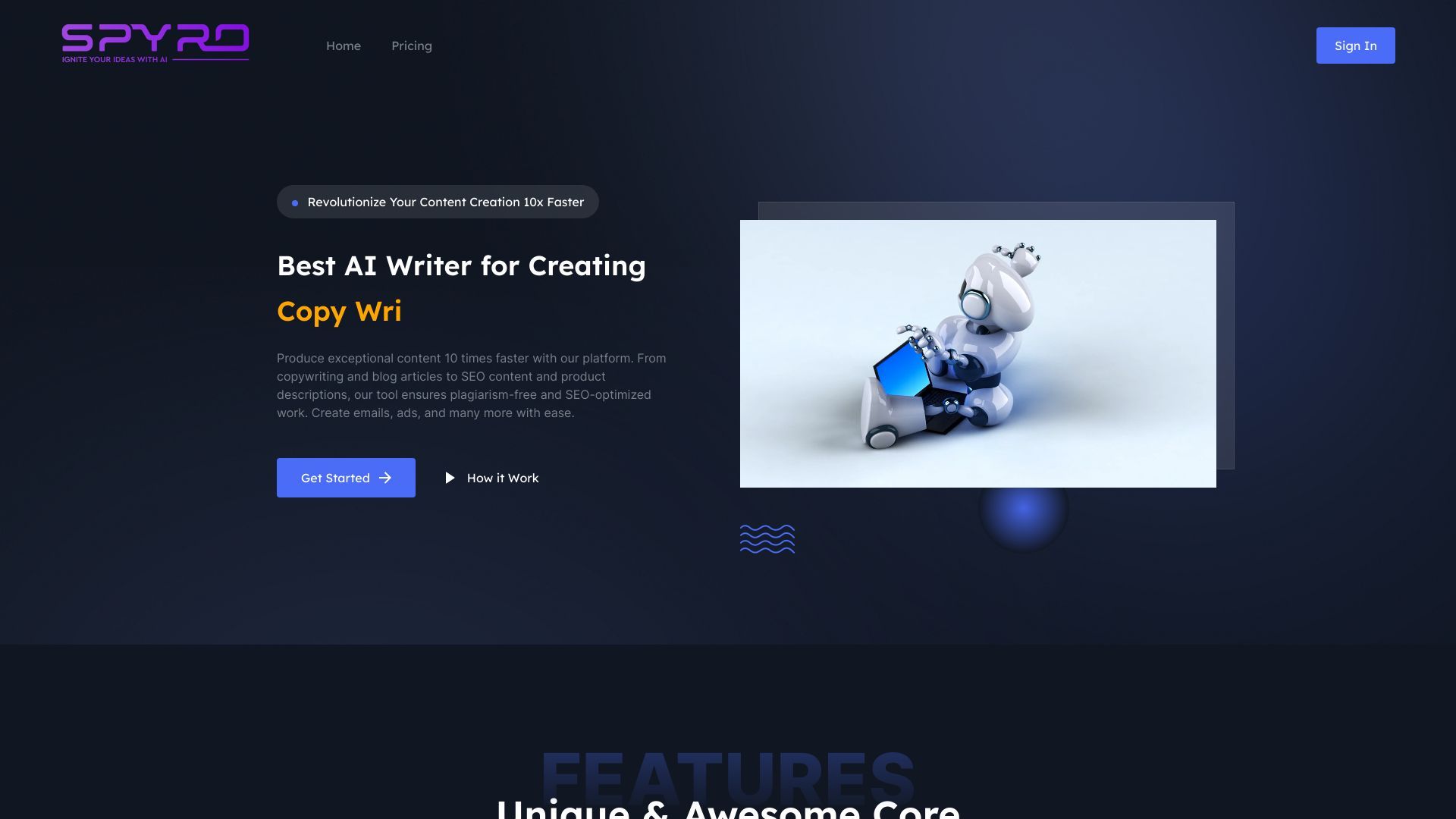 Spyro - Best AI Writer Tools image