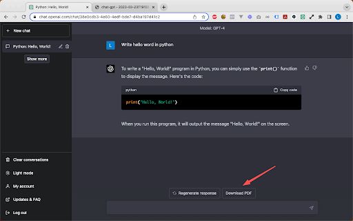 Chat-GPT PDF Extension image