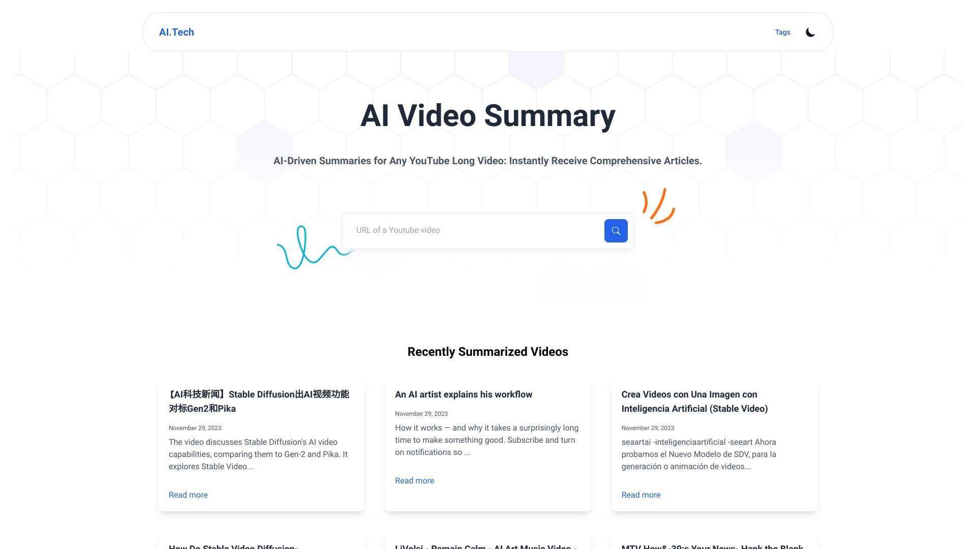 AI-Driven Summaries for Any YouTube Long Video image