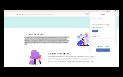 AITTIA Chrome Extension image