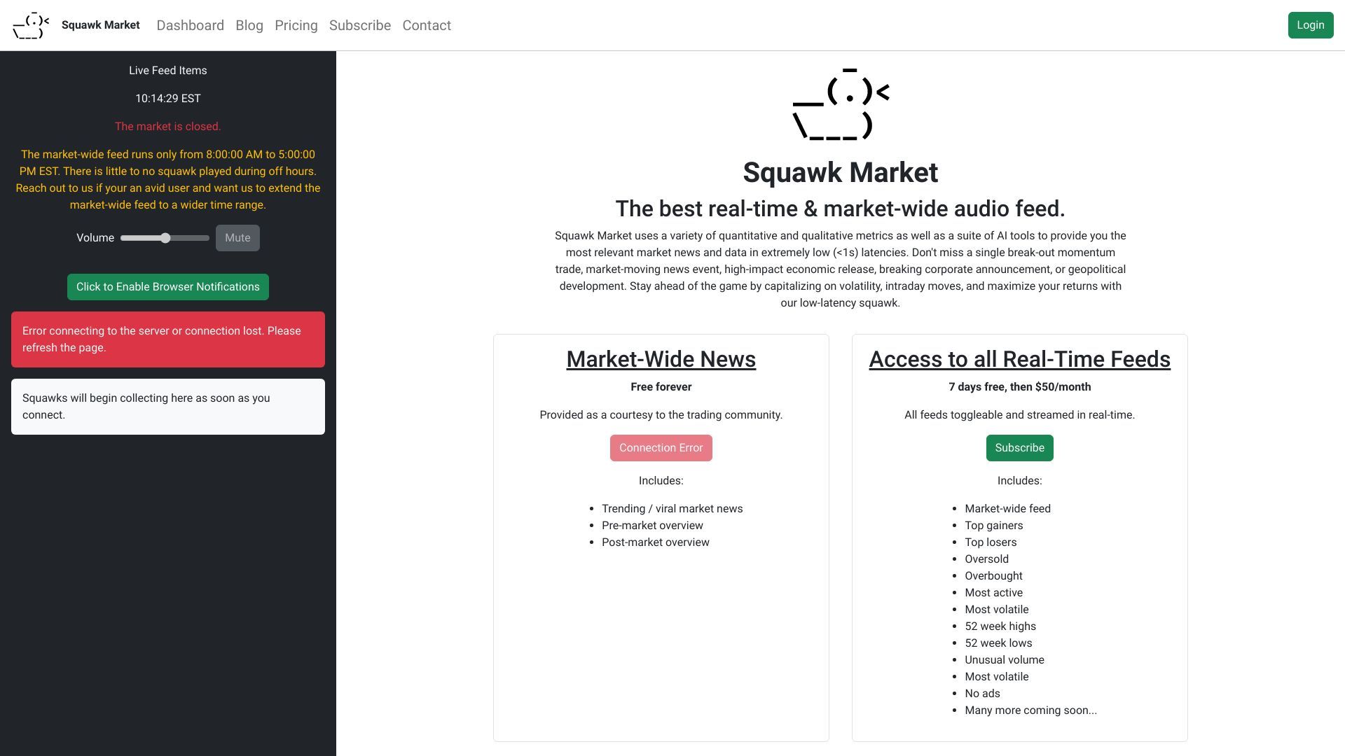 Squawk Market image