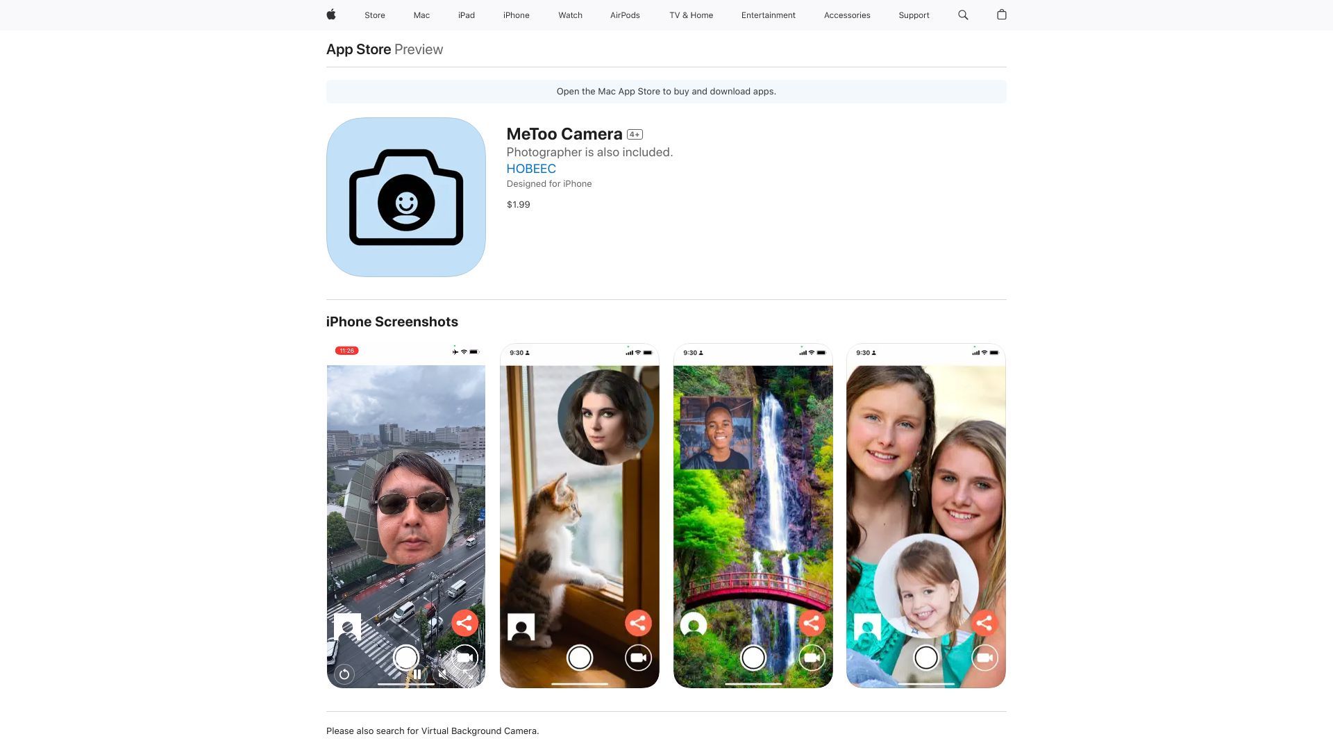 MeToo Camera image