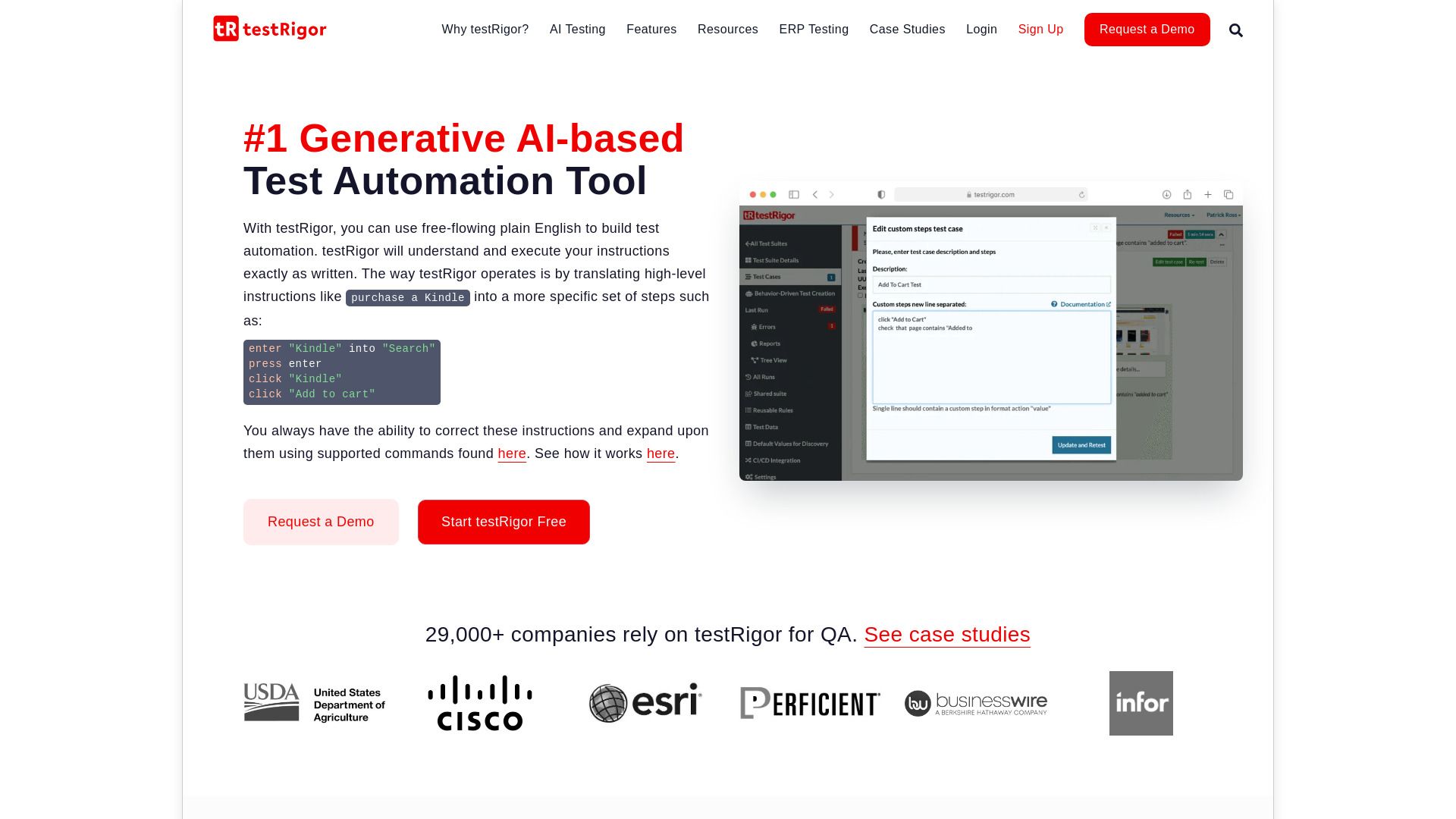 testRigor Software Testing image