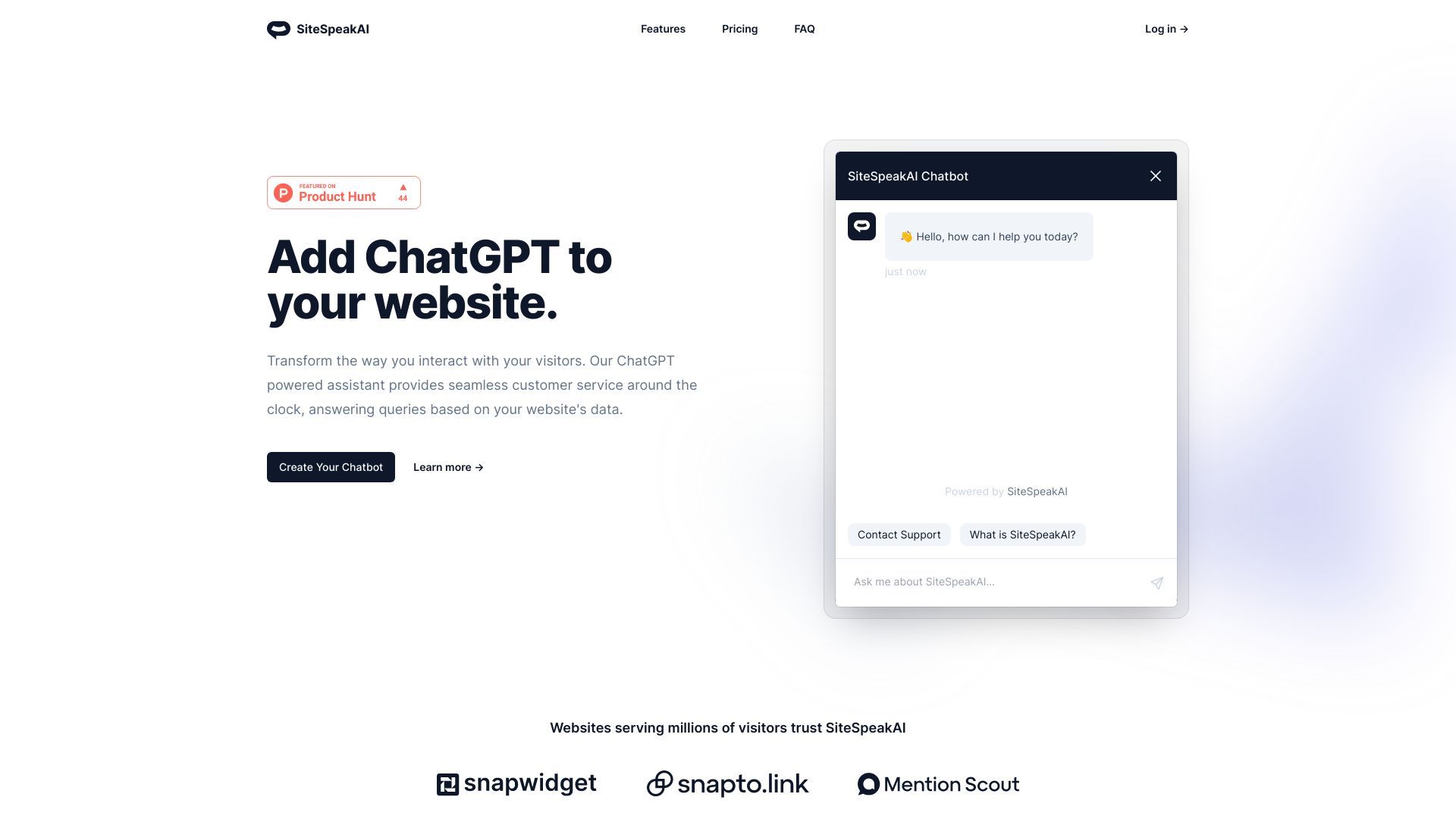 SiteSpeakAI image