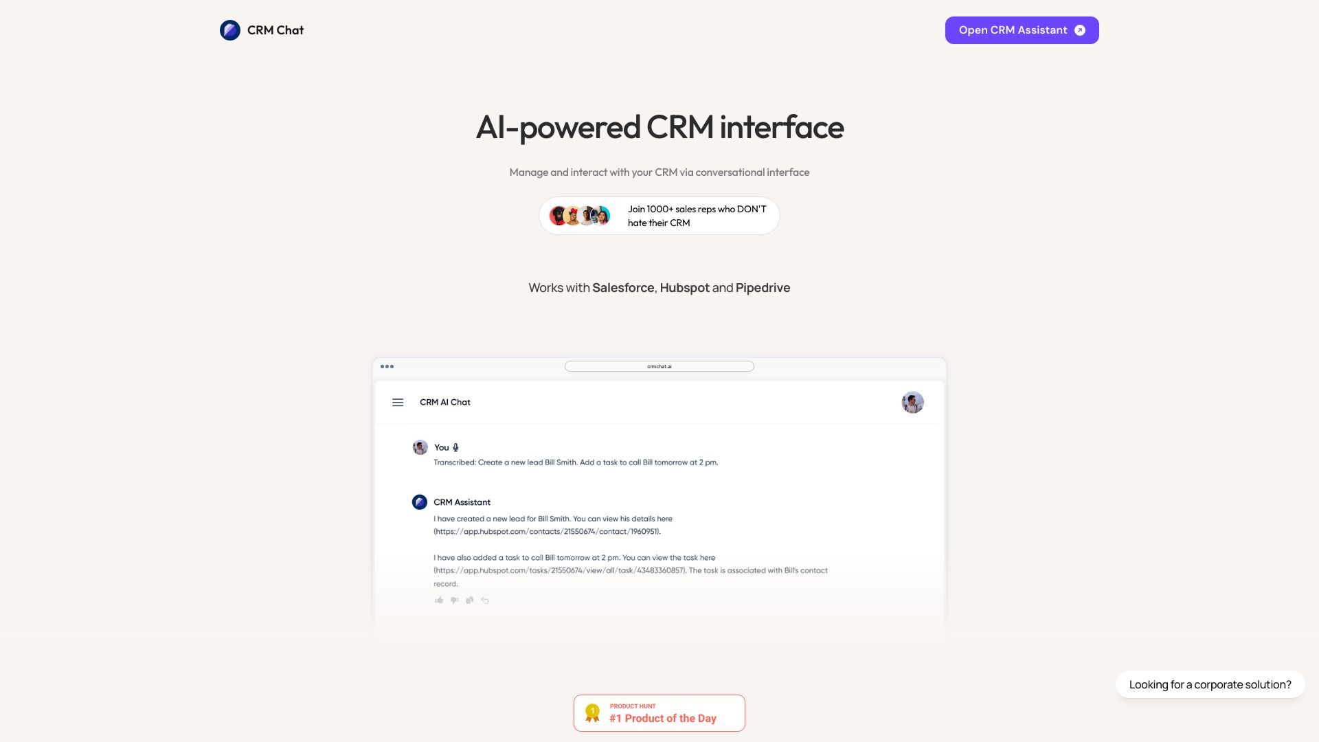 CRM Chat image