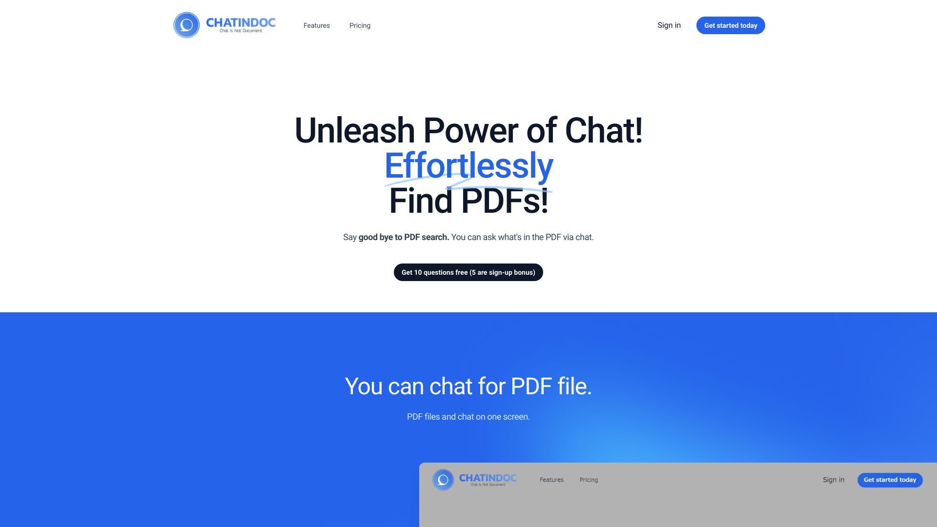 ChatInDoc image