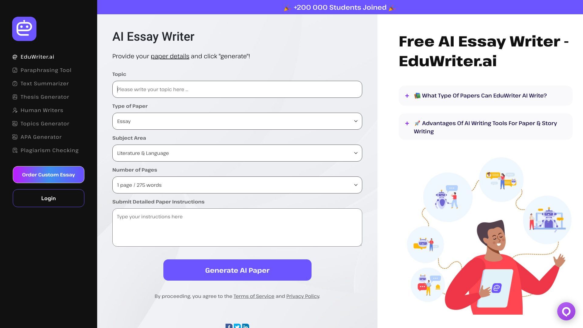 EduWriter.ai image