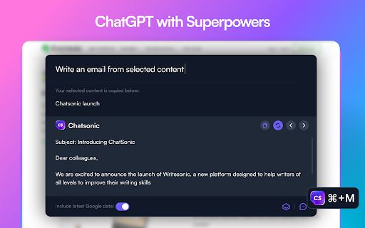 ChatSonic image