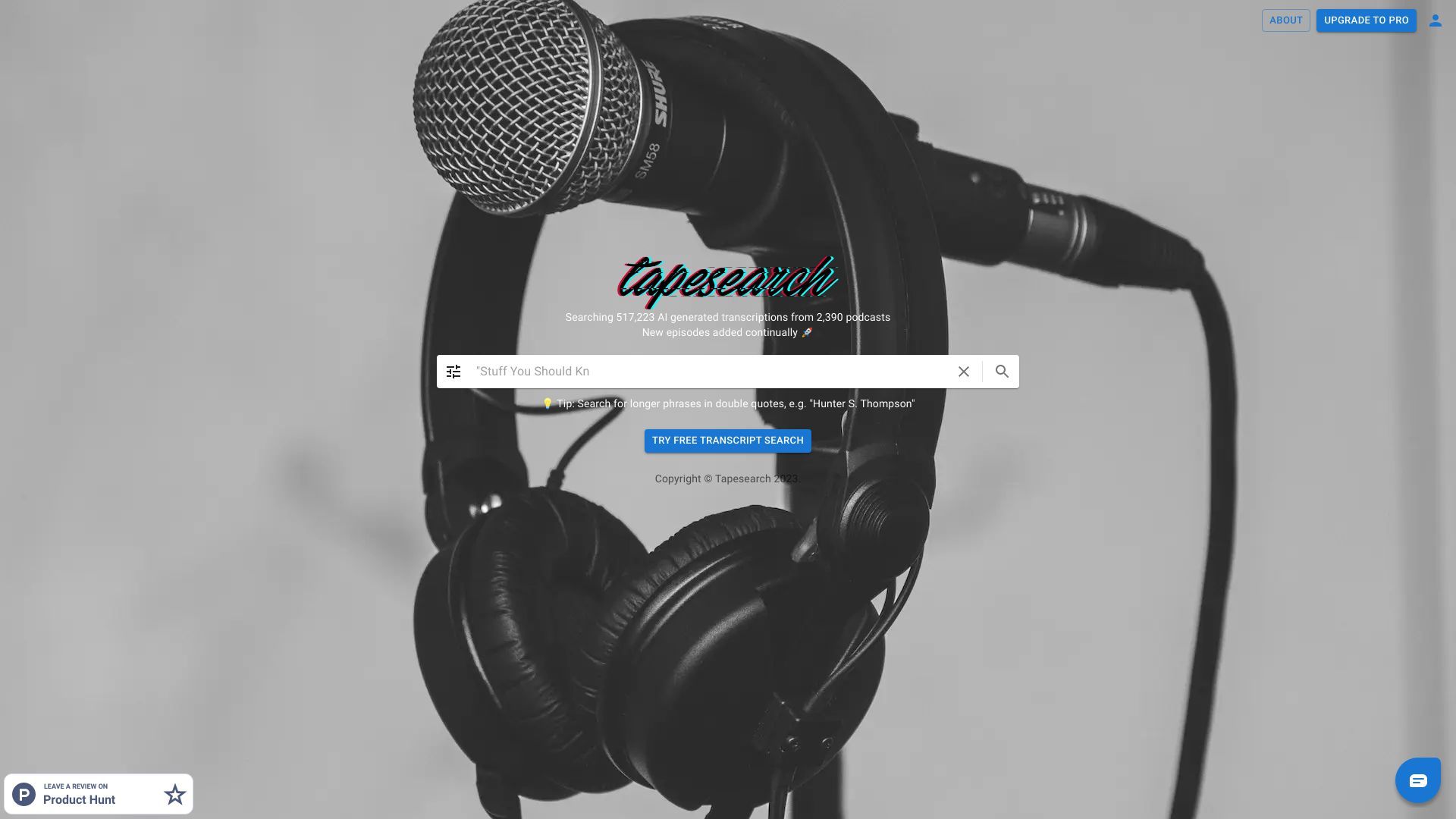 Tapesearch image