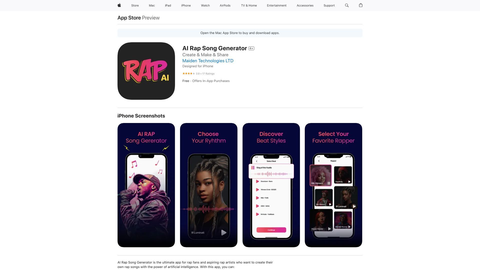 AI Rap Song Generator image